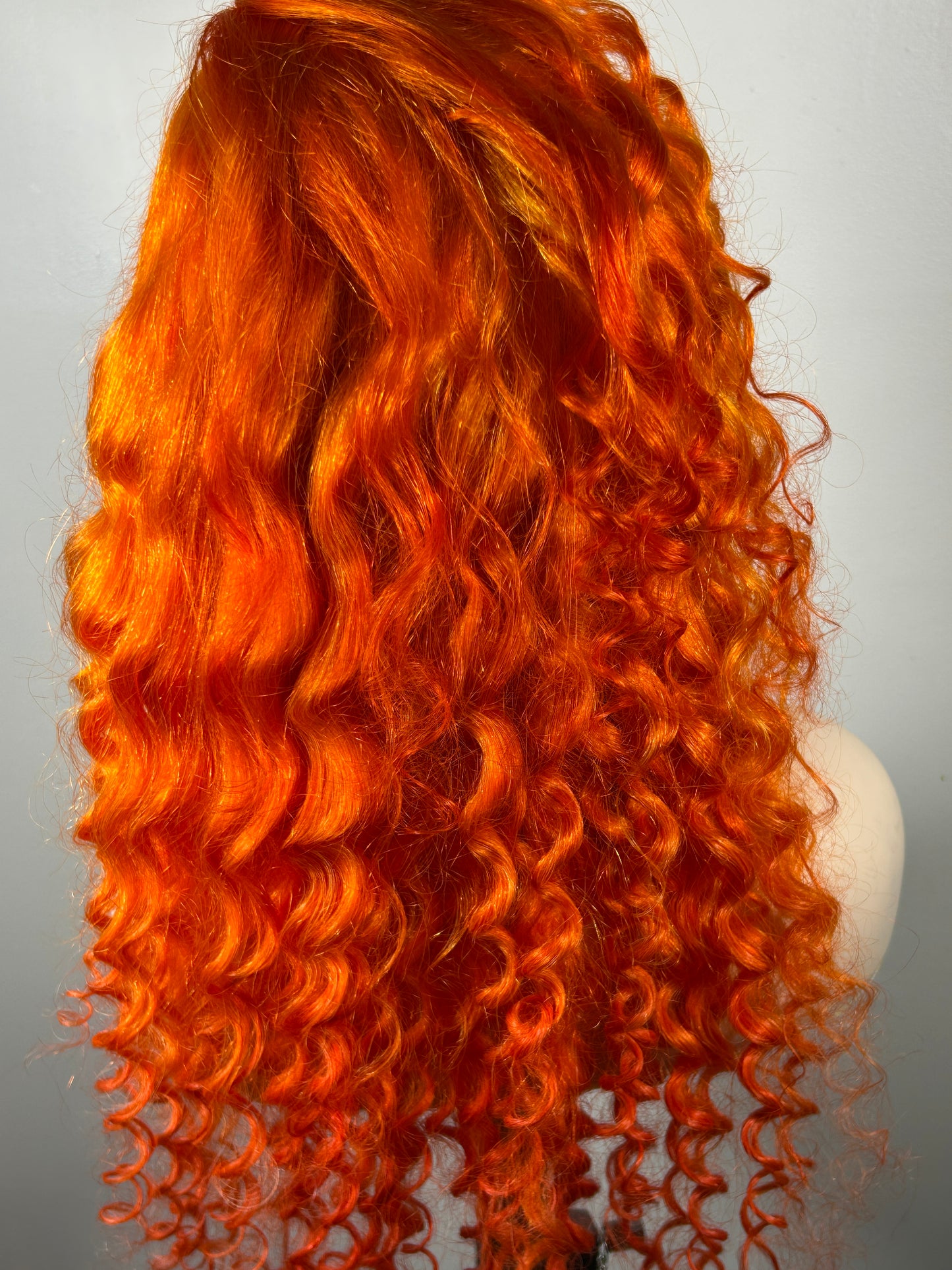 Orange 26โ 13 x 6 HD Lace Frontal Wig