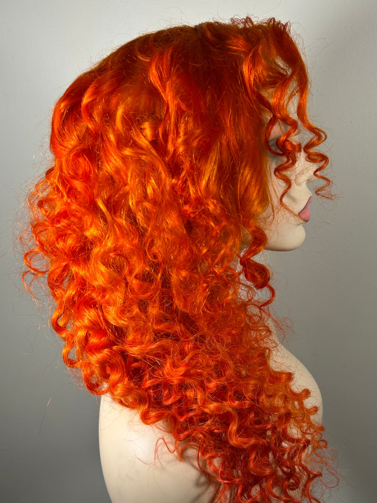 Orange 26โ 13 x 6 HD Lace Frontal Wig