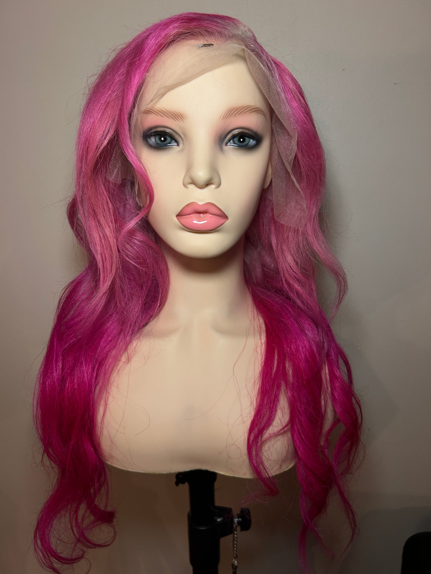 3 Tone Pink 13x 6 Lace Frontal Wig 26”